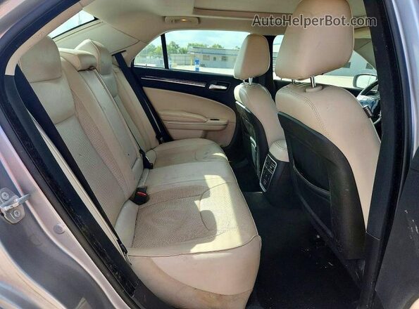 2C3CCAEG2GH111160 2016 CHRYSLER 300 Silver Rear seats view