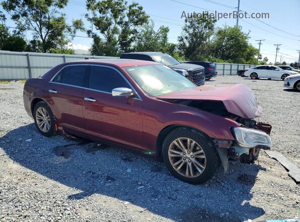 2C3CCAEG7GH141206 2016 CHRYSLER 300 Burgundy Przód prawy