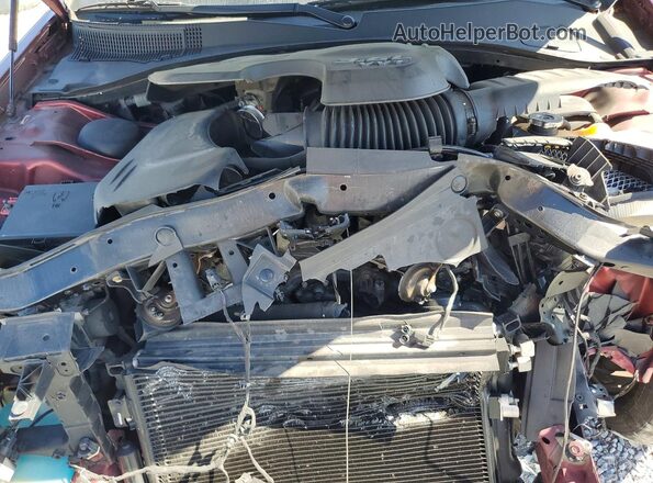 2C3CCAEG7GH141206 2016 CHRYSLER 300 Burgundy Widok wnętrza z tyłu