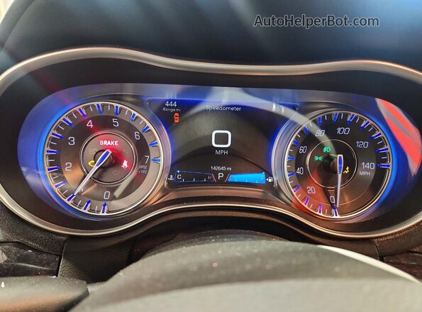2C3CCAEG7GH324508 2016 CHRYSLER 300 Серый Вид щитка приборов
