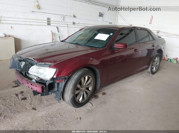 2C3CCARG9HH522003 2017 CHRYSLER 300 Burgundy Przód lewy