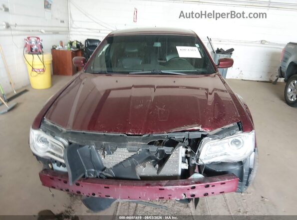 2C3CCARG9HH522003 2017 CHRYSLER 300 Burgundy Widok zestawu wskaźników