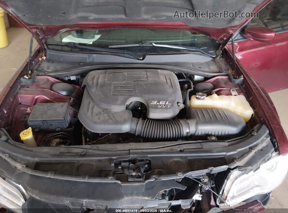 2C3CCARG9HH522003 2017 CHRYSLER 300 Burgundy Widok z tyłu