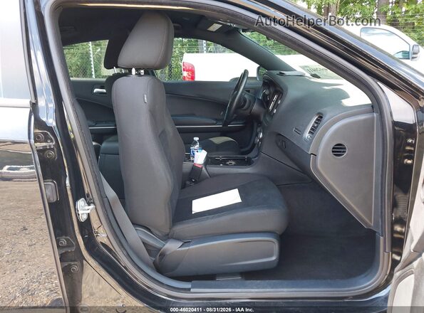 2C3CDXAG2KH513758 2019 DODGE CHARGER Black Вид салону спереду