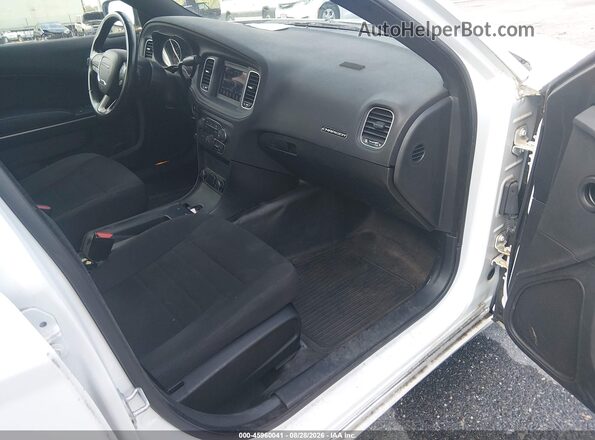2C3CDXAG5KH734044 2019 DODGE CHARGER White Vista interior delantera