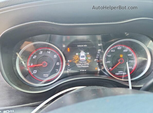 2C3CDXAG7KH544570 2019 DODGE CHARGER White Вид щитка приладів
