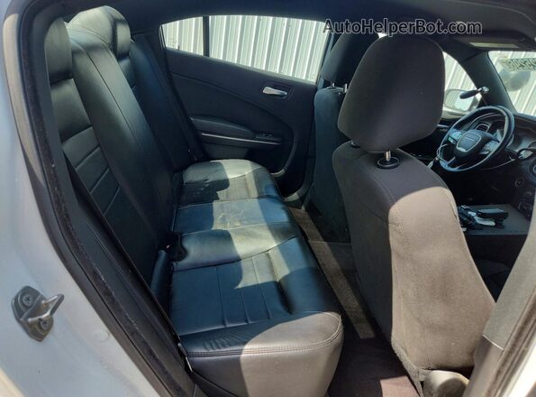 2C3CDXAG7KH544570 2019 DODGE CHARGER White Вид задніх сидінь