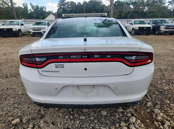 2C3CDXAG7KH544570 2019 DODGE CHARGER White Вид ззаду