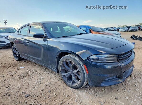 2C3CDXAG8JH298742 2018 DODGE CHARGER Black Przód prawy