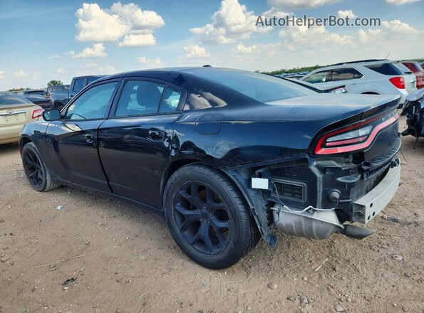 2C3CDXAG8JH298742 2018 DODGE CHARGER Black Tył lewy