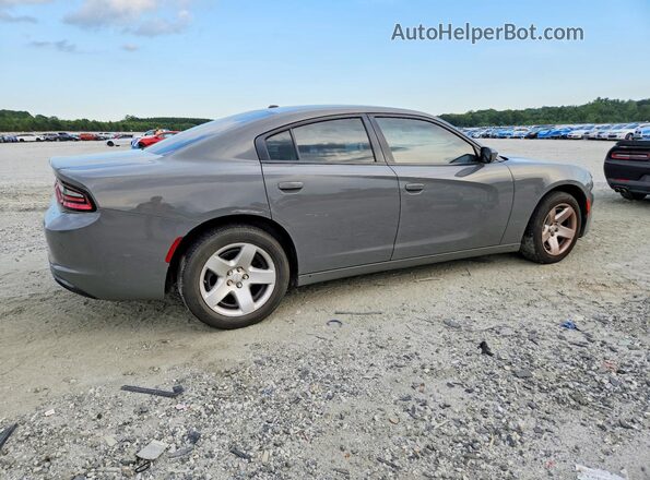 2C3CDXAGXKH638653 2019 DODGE CHARGER Серый Задняя правая четверть
