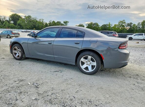 2C3CDXAGXKH638653 2019 DODGE CHARGER Серый Задняя левая четверть