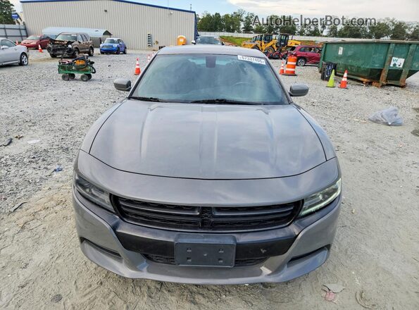 2C3CDXAGXKH638653 2019 DODGE CHARGER Серый Вид спереди