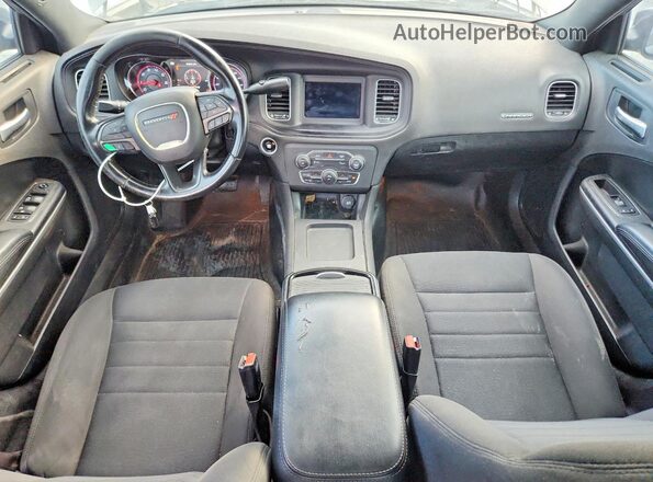 2C3CDXAGXKH638653 2019 DODGE CHARGER Серый Вид панели приборов