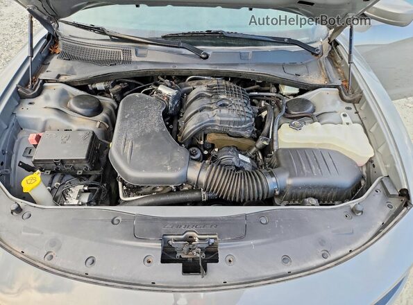 2C3CDXAGXKH638653 2019 DODGE CHARGER Серый Вид задней части салона