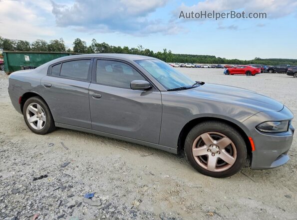 2C3CDXAGXKH638653 2019 DODGE CHARGER Серый Передняя правая четверть