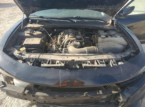 2C3CDXAT1KH592482 2019 DODGE CHARGER Black Rear interior view