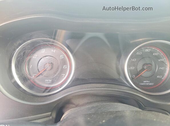 2C3CDXAT1KH592482 2019 DODGE CHARGER Black Instrument cluster view