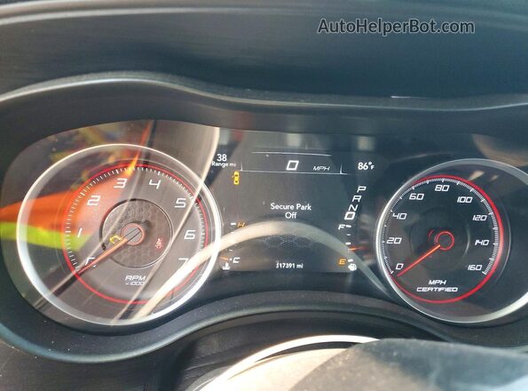 2C3CDXAT2JH206151 2018 DODGE CHARGER Черный Вид щитка приборов