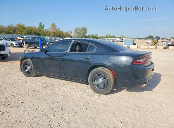 2C3CDXAT2JH206151 2018 DODGE CHARGER Черный Задняя левая четверть