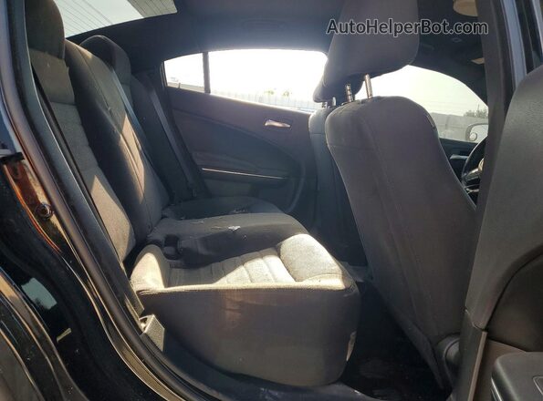 2C3CDXAT2JH206151 2018 DODGE CHARGER Черный Вид задних сидений