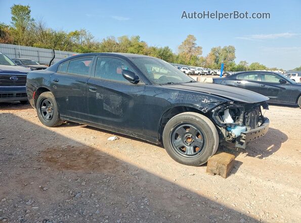 2C3CDXAT5KH592467 2019 DODGE CHARGER Black Przód prawy