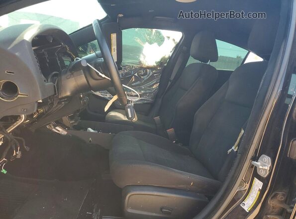 2C3CDXAT7JH180730 2018 DODGE CHARGER Черный Вид салона спереди