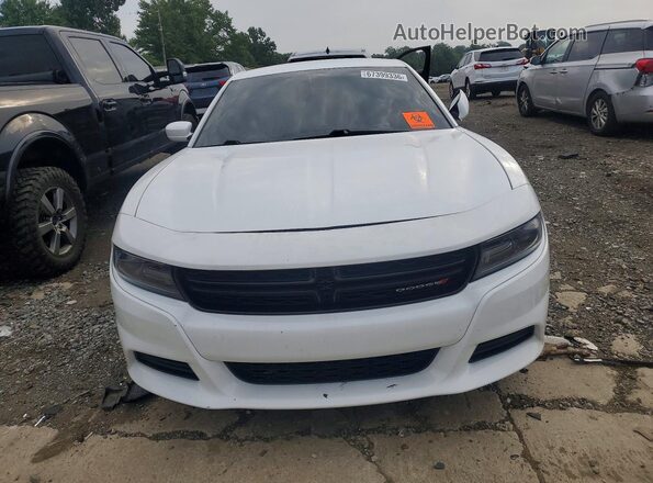 2C3CDXBG0KH748173 2019 DODGE CHARGER White Դիմացի տեսք