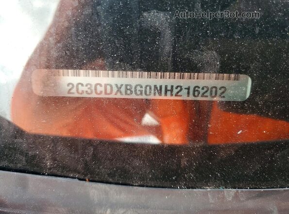 2C3CDXBG0NH216202 2022 DODGE CHARGER White Widok komory silnika