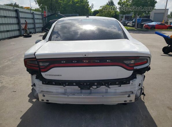 2C3CDXBG0NH216202 2022 DODGE CHARGER White Widok z tyłu
