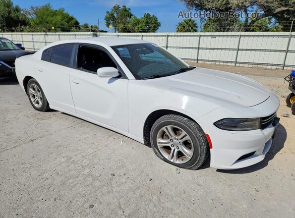 2C3CDXBG1GH303500 2016 DODGE CHARGER Белый Передняя правая четверть