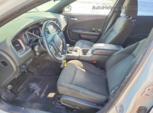 2C3CDXBG1GH303500 2016 DODGE CHARGER Белый Вид салона спереди