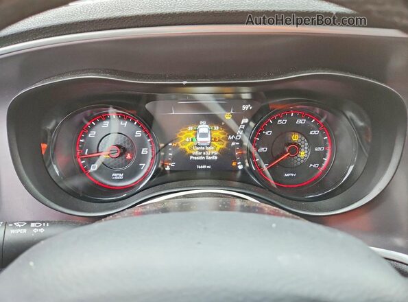 2C3CDXBG1KH732628 2019 DODGE CHARGER Gray Instrument cluster view