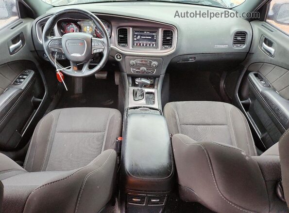 2C3CDXBG1KH732628 2019 DODGE CHARGER Gray Dashboard view