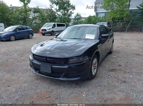 2C3CDXBG1LH100486 2020 DODGE CHARGER Black წინა მარცხენა ხედი სამი მეოთხედიდან