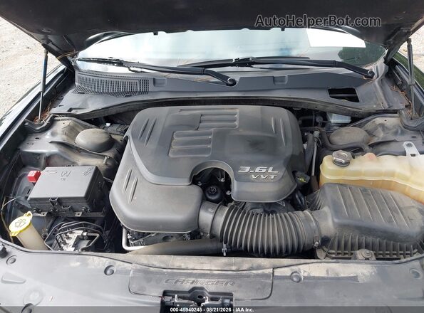 2C3CDXBG1LH100486 2020 DODGE CHARGER Black უკანა ხედი