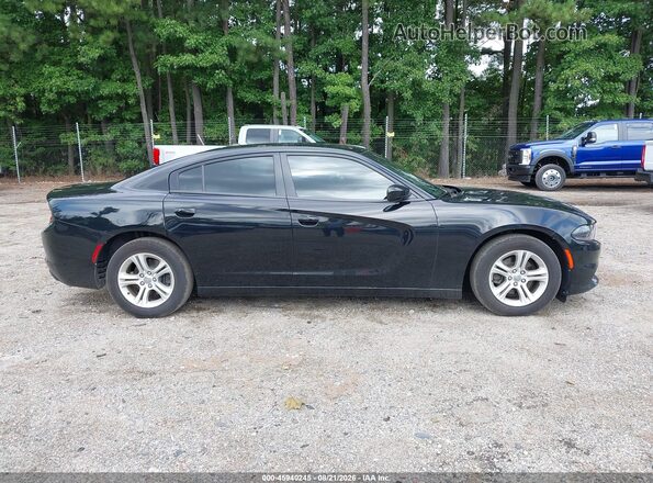 2C3CDXBG1LH100486 2020 DODGE CHARGER Black უკანა სალონის ხედი