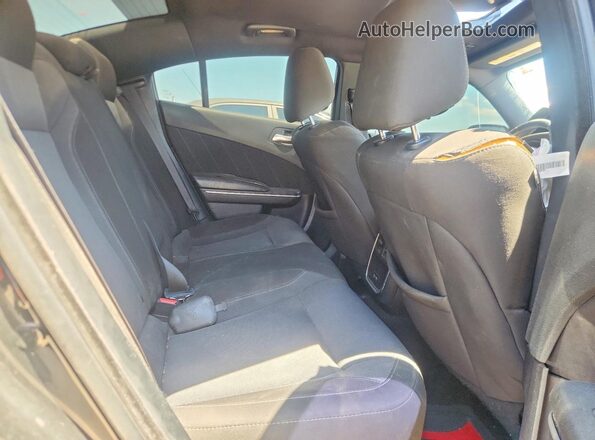 2C3CDXBG1LH106904 2020 DODGE CHARGER Black Widok tylnych siedzeń