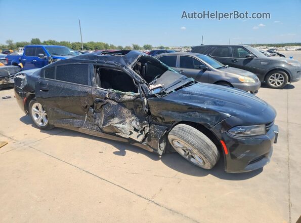 2C3CDXBG1LH106904 2020 DODGE CHARGER Black Przód prawy