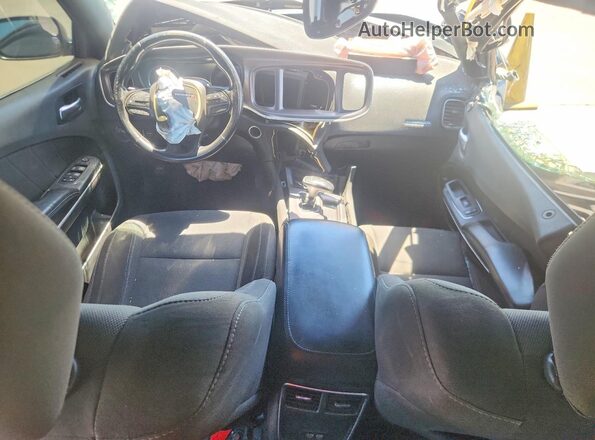 2C3CDXBG1LH106904 2020 DODGE CHARGER Black Widok deski rozdzielczej
