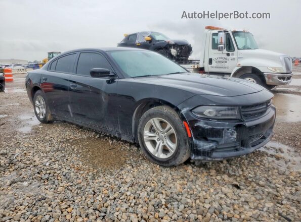 2C3CDXBG1LH217002 2020 DODGE CHARGER Black Передня права чверть