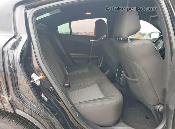 2C3CDXBG1LH217002 2020 DODGE CHARGER Black Вид задніх сидінь
