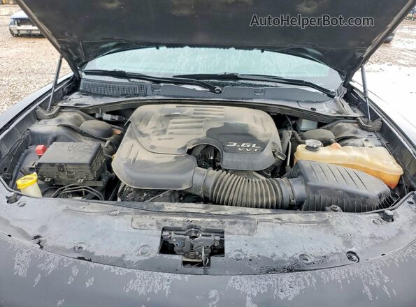 2C3CDXBG1LH217002 2020 DODGE CHARGER Black Вид задньої частини салону
