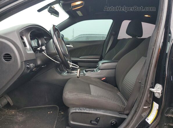 2C3CDXBG1LH217002 2020 DODGE CHARGER Black Вид салону спереду