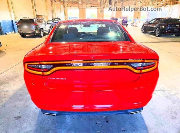 2C3CDXBG1NH196705 2022 DODGE CHARGER Red Rear view