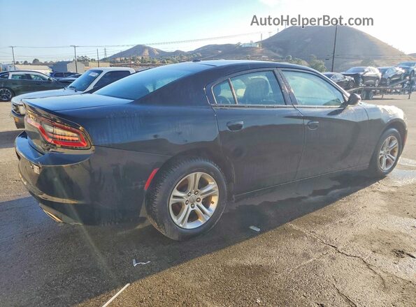 2C3CDXBG1NH224440 2022 DODGE CHARGER Black უკანა მარჯვენა
