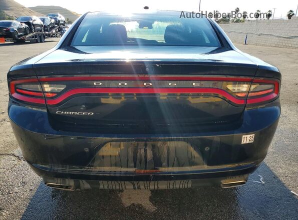 2C3CDXBG1NH224440 2022 DODGE CHARGER Black უკანა ხედი