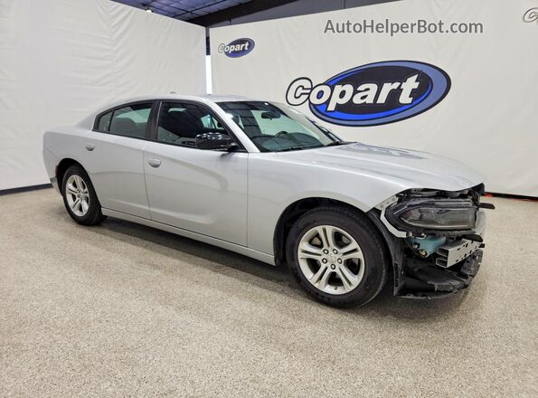 2C3CDXBG1PH547485 2023 DODGE CHARGER Silver Delantero derecho