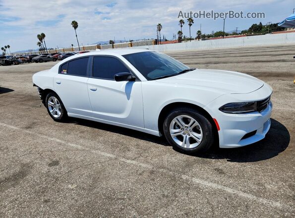 2C3CDXBG1PH612609 2023 DODGE CHARGER White წინა მარჯვენა