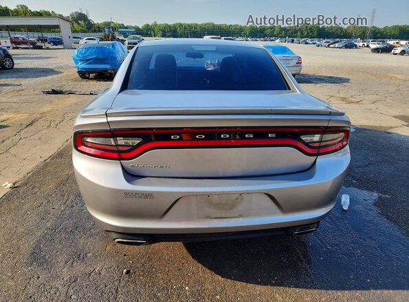 2C3CDXBG2GH155597 2016 DODGE CHARGER Silver Widok z tyłu